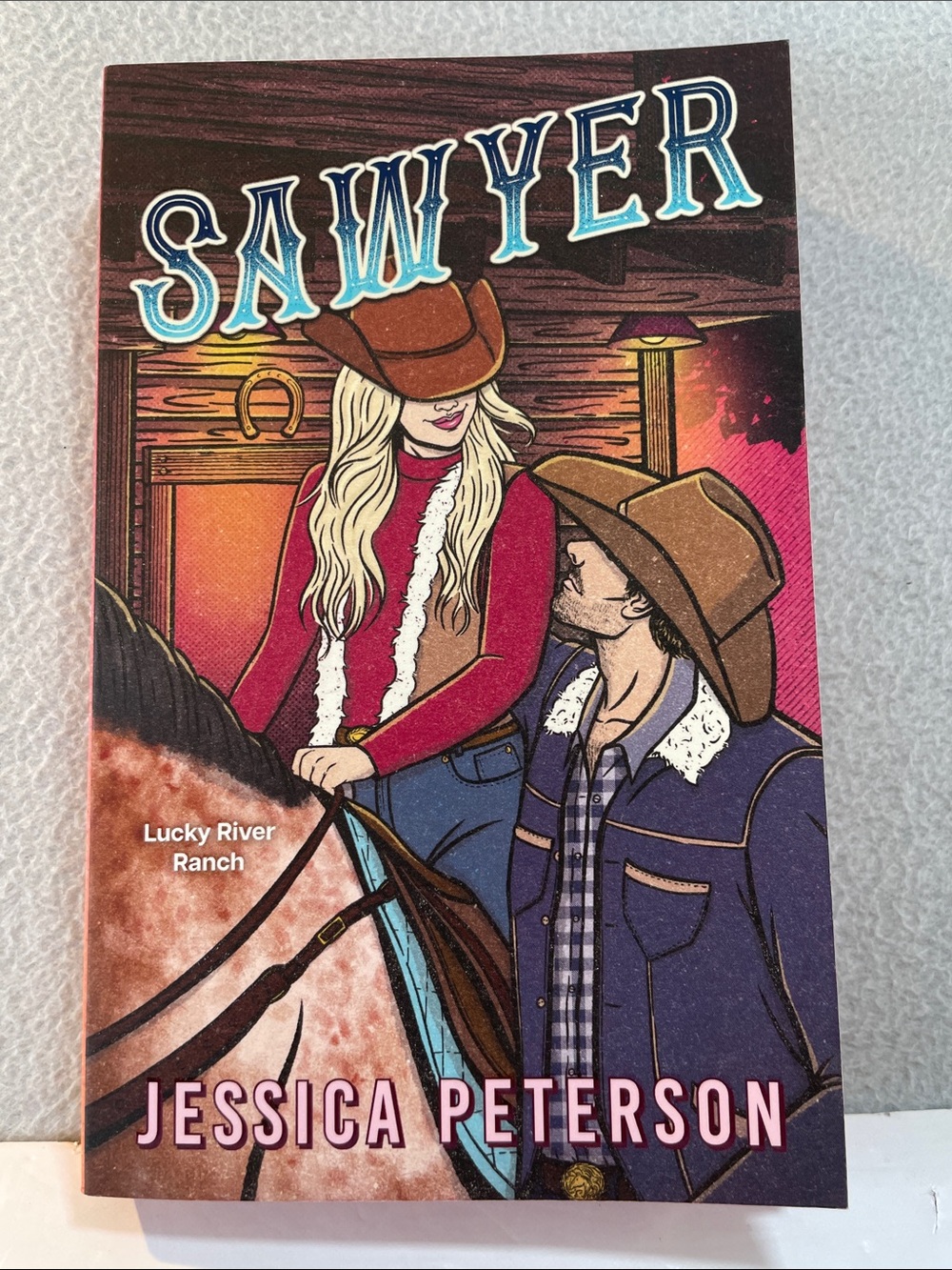 Sawyer Book by Jessica Peterson Lucky River Ranch Bloom Books